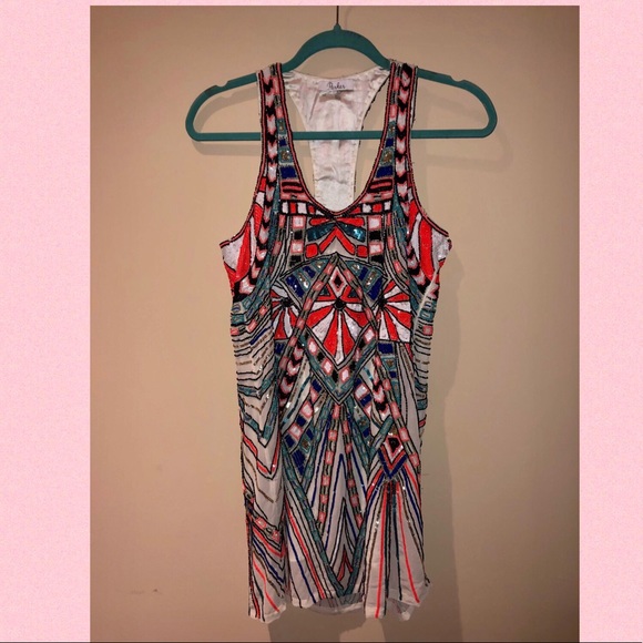 Parker Ramsay sequin beaded dress - Picture 2 of 6